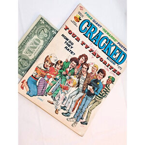 Cracked Magazine # 138 - December, 1976 FREE GIANT "REWARD" POSTER!